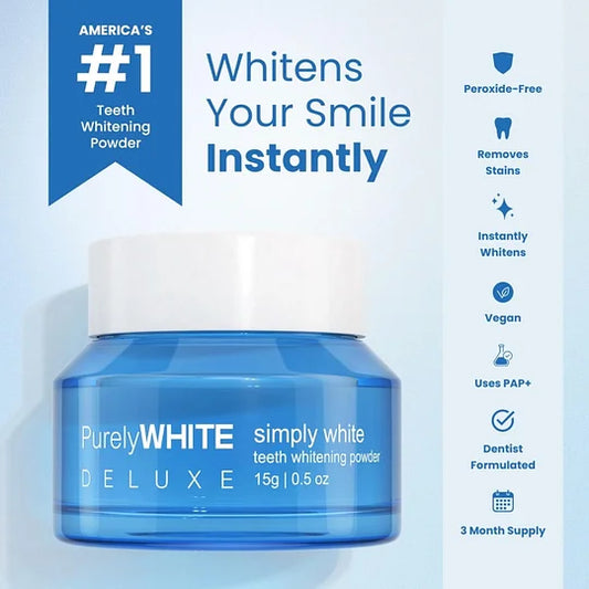 PurelyWHITE™ Teeth Whitening Powder